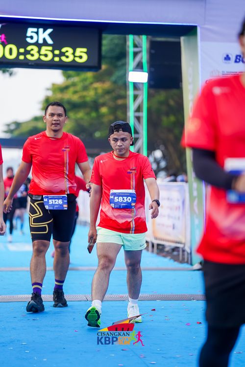 Race photo from CISANGKAN KBP CITY RUN 2025