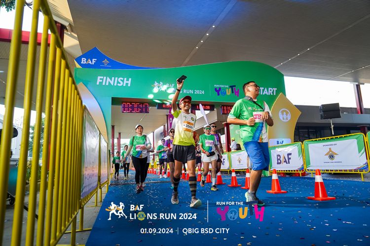 Race photo from BAF LIONS RUN 2024