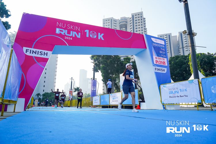 Race photo from Nu Skin Run 10K
