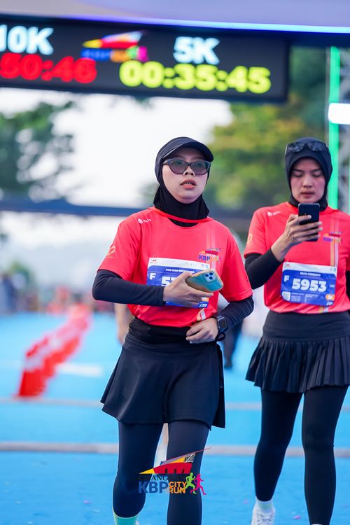 Race photo from CISANGKAN KBP CITY RUN 2025