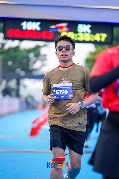 Race photo from CISANGKAN KBP CITY RUN 2025