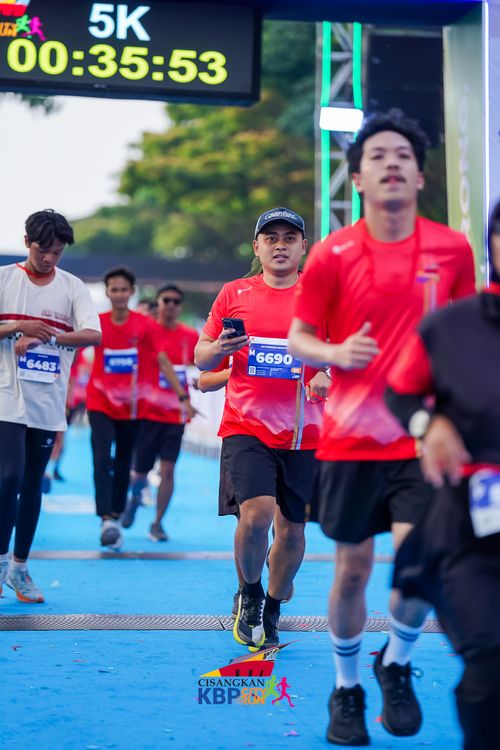 Race photo from CISANGKAN KBP CITY RUN 2025