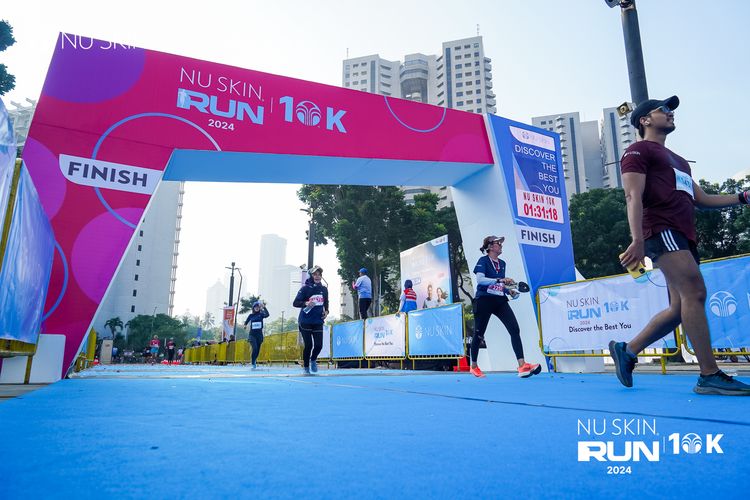 Race photo from Nu Skin Run 10K