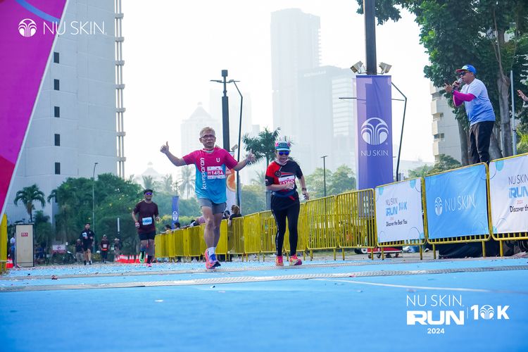 Race photo from Nu Skin Run 10K