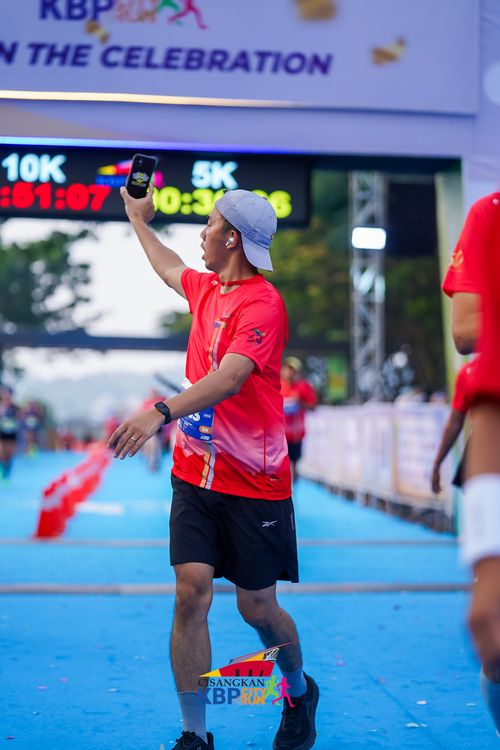 Race photo from CISANGKAN KBP CITY RUN 2025
