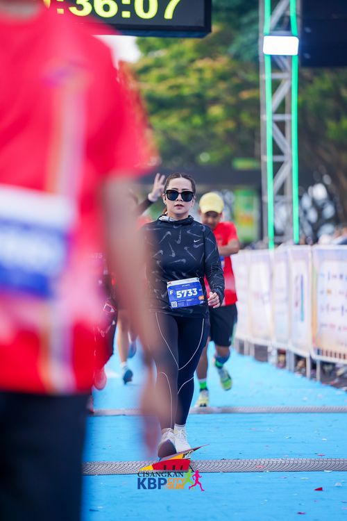 Race photo from CISANGKAN KBP CITY RUN 2025