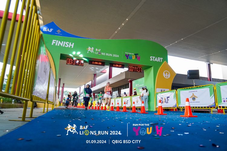 Race photo from BAF LIONS RUN 2024