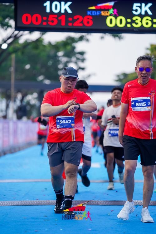 Race photo from CISANGKAN KBP CITY RUN 2025
