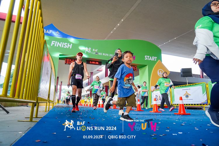 Race photo from BAF LIONS RUN 2024