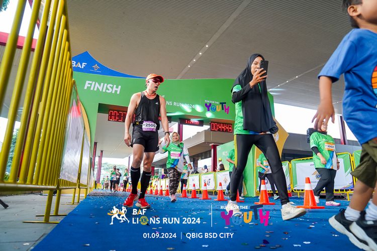 Race photo from BAF LIONS RUN 2024