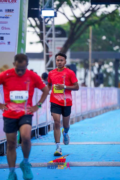 Race photo from CISANGKAN KBP CITY RUN 2025