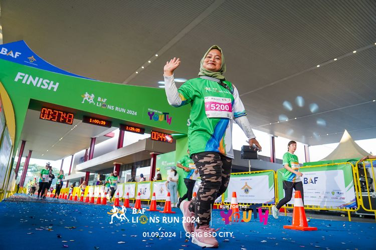 Race photo from BAF LIONS RUN 2024