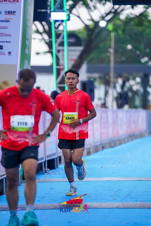 Race photo from CISANGKAN KBP CITY RUN 2025