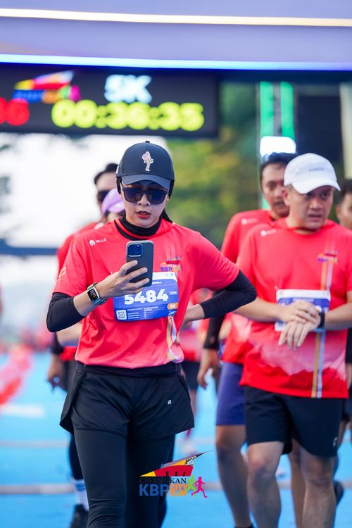 Race photo from CISANGKAN KBP CITY RUN 2025
