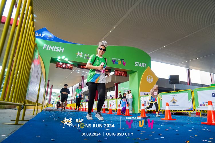 Race photo from BAF LIONS RUN 2024