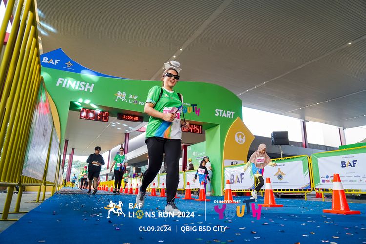 Race photo from BAF LIONS RUN 2024