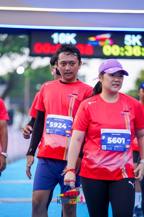 Race photo from CISANGKAN KBP CITY RUN 2025