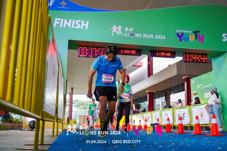 Race photo from BAF LIONS RUN 2024