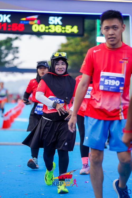 Race photo from CISANGKAN KBP CITY RUN 2025