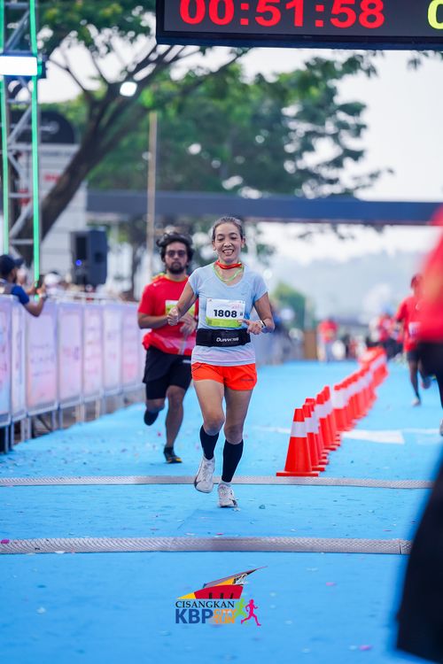 Race photo from CISANGKAN KBP CITY RUN 2025