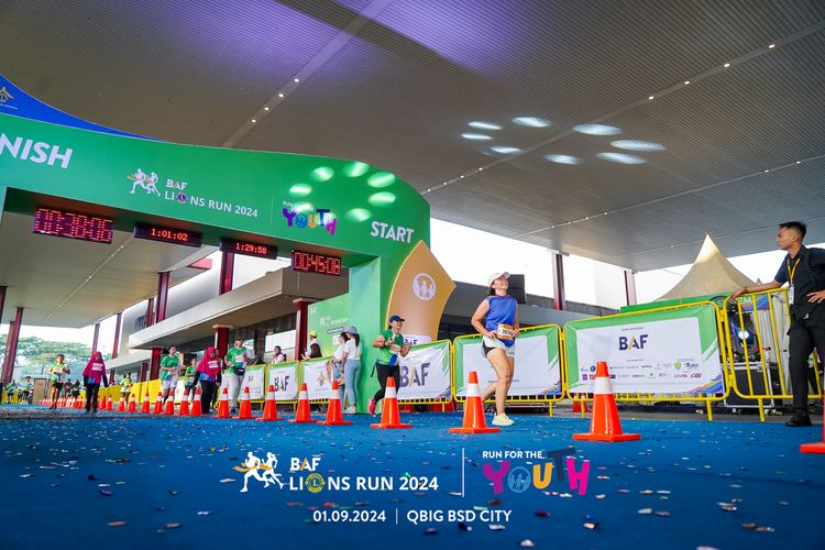 Race photo from BAF LIONS RUN 2024