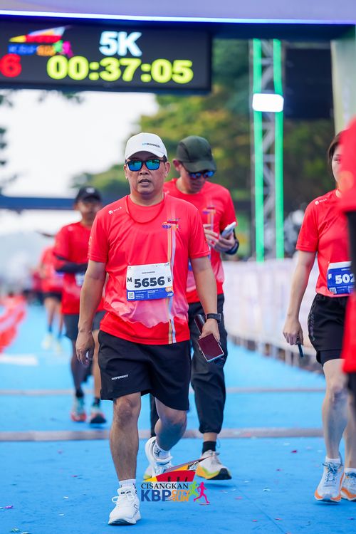 Race photo from CISANGKAN KBP CITY RUN 2025