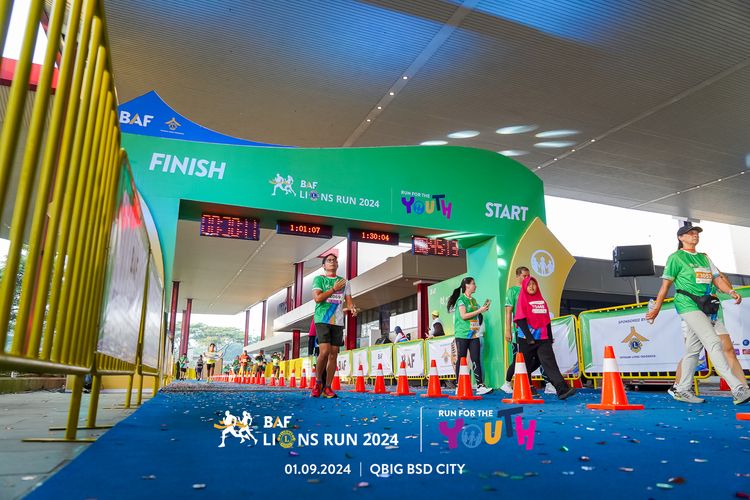 Race photo from BAF LIONS RUN 2024
