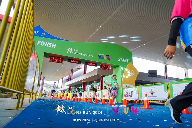 Race photo from BAF LIONS RUN 2024