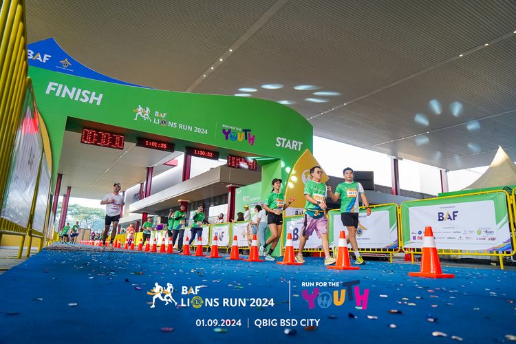 Race photo from BAF LIONS RUN 2024