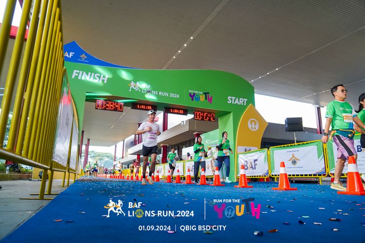 Race photo from BAF LIONS RUN 2024