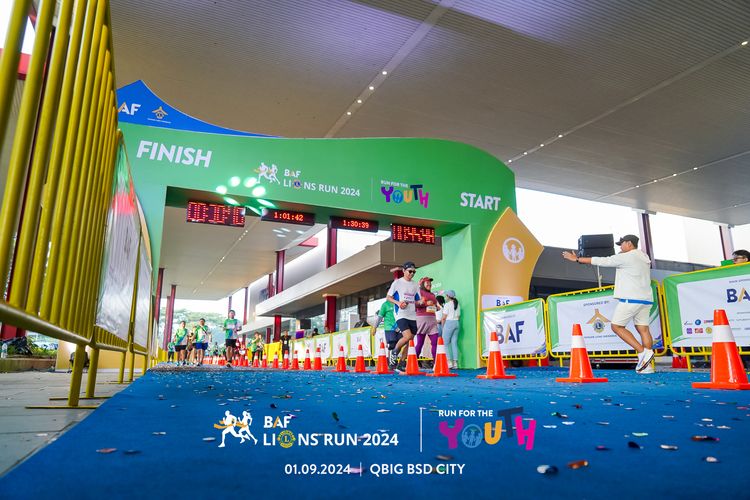 Race photo from BAF LIONS RUN 2024