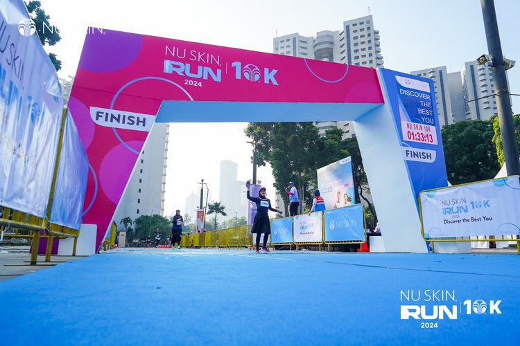 Race photo from Nu Skin Run 10K