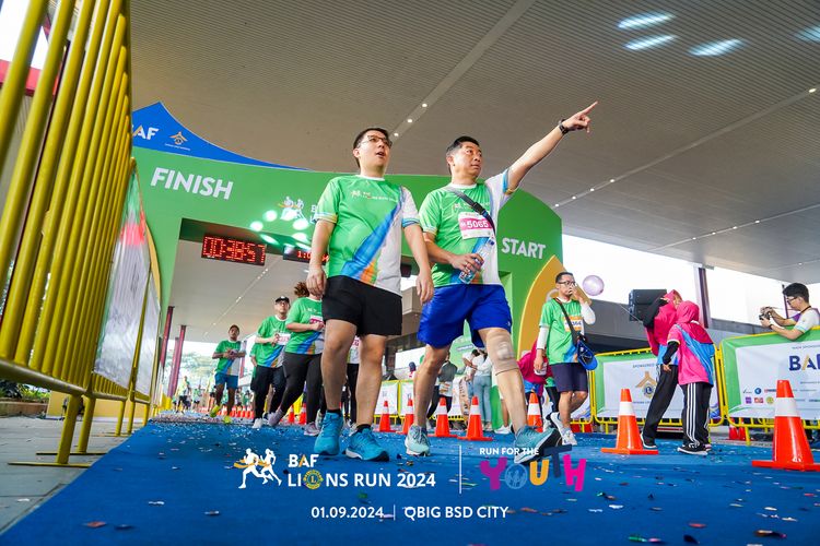 Race photo from BAF LIONS RUN 2024