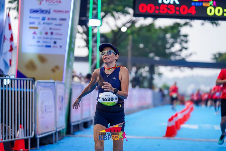 Race photo from CISANGKAN KBP CITY RUN 2025