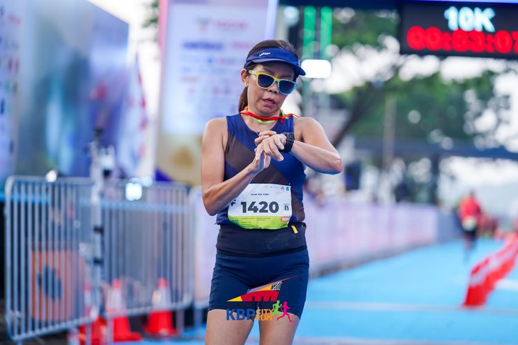 Race photo from CISANGKAN KBP CITY RUN 2025