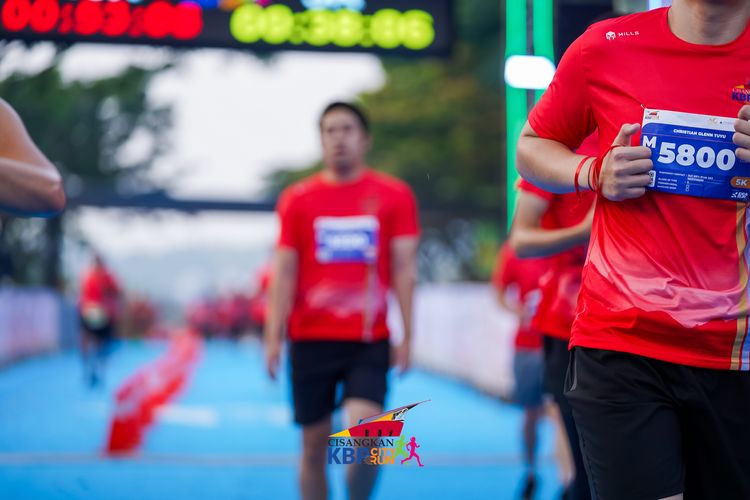 Race photo from CISANGKAN KBP CITY RUN 2025