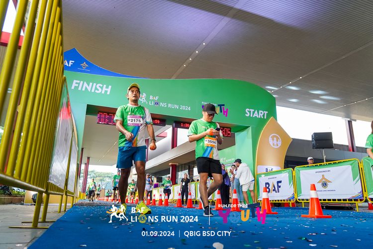 Race photo from BAF LIONS RUN 2024