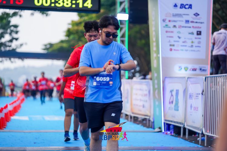 Race photo from CISANGKAN KBP CITY RUN 2025