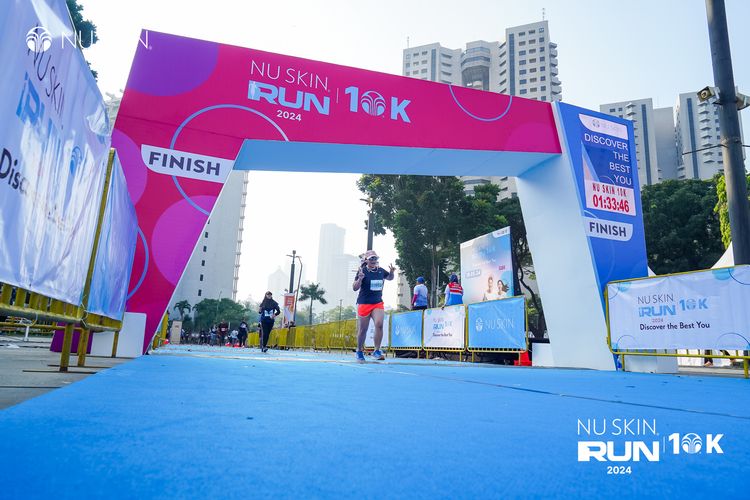 Race photo from Nu Skin Run 10K