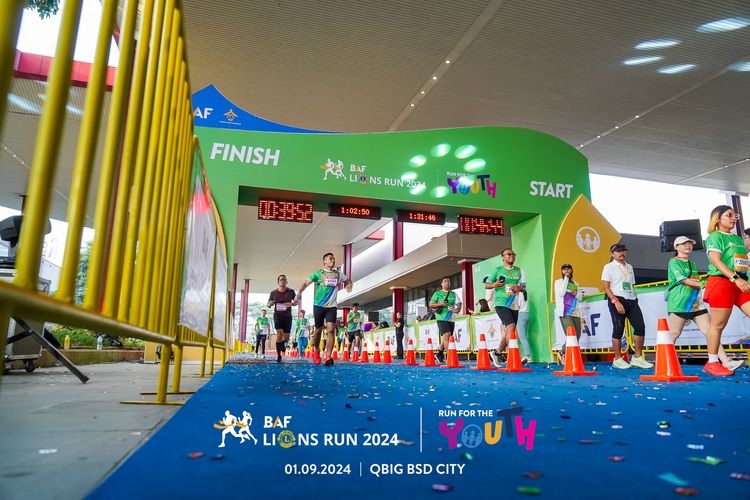 Race photo from BAF LIONS RUN 2024