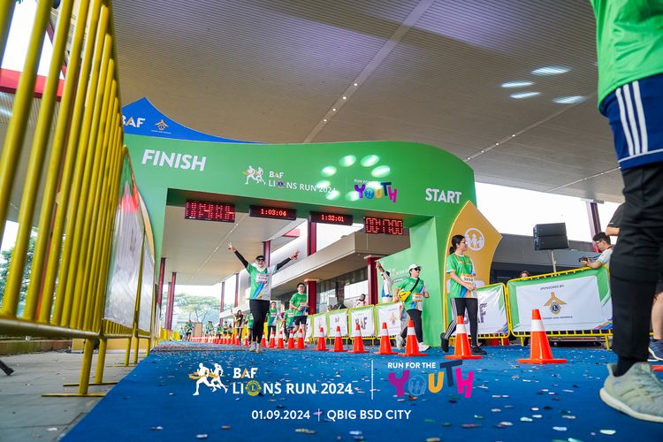 Race photo from BAF LIONS RUN 2024