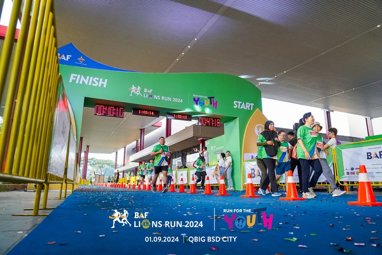 Race photo from BAF LIONS RUN 2024