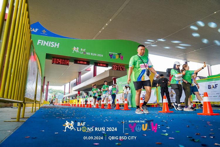 Race photo from BAF LIONS RUN 2024