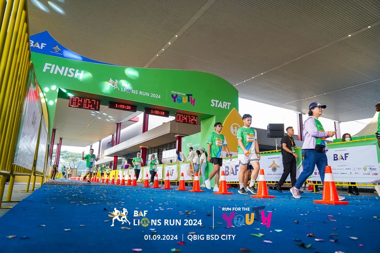 Race photo from BAF LIONS RUN 2024