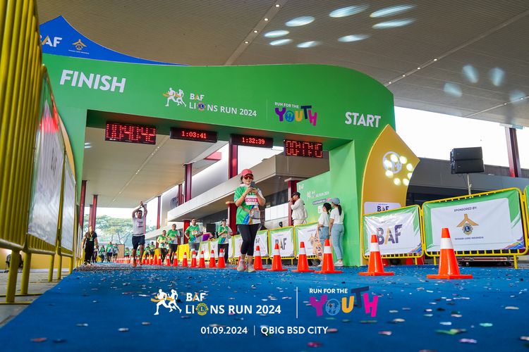 Race photo from BAF LIONS RUN 2024
