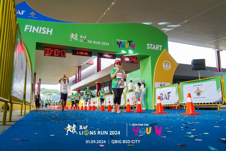 Race photo from BAF LIONS RUN 2024