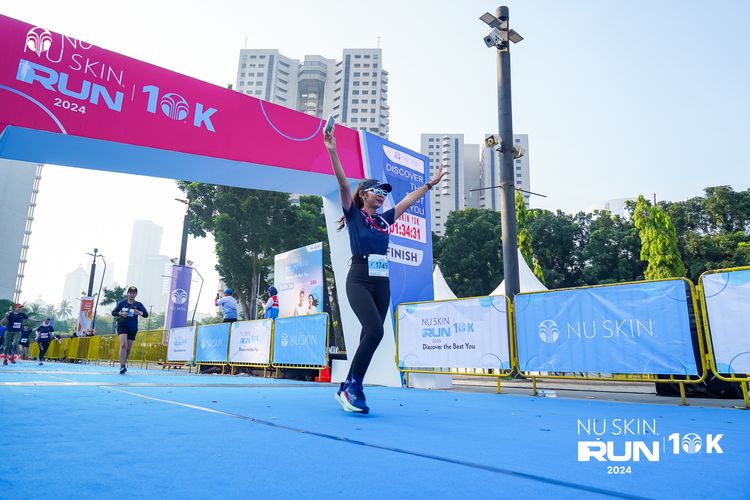 Race photo from Nu Skin Run 10K