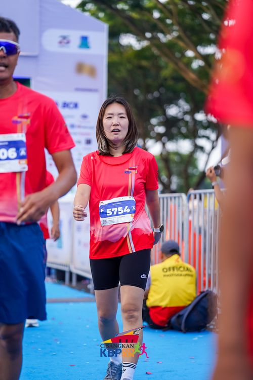 Race photo from CISANGKAN KBP CITY RUN 2025