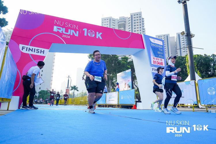 Race photo from Nu Skin Run 10K
