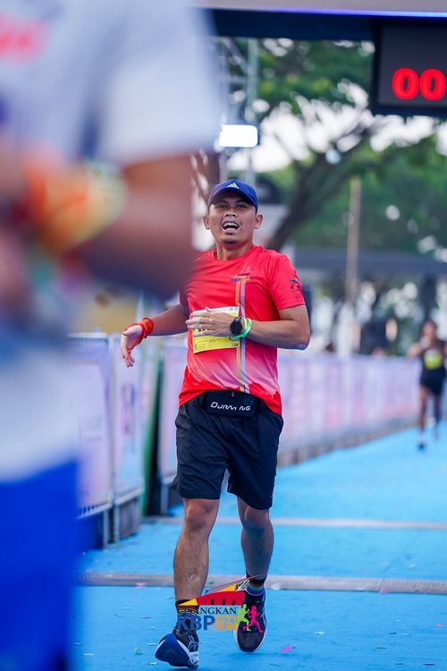 Race photo from CISANGKAN KBP CITY RUN 2025